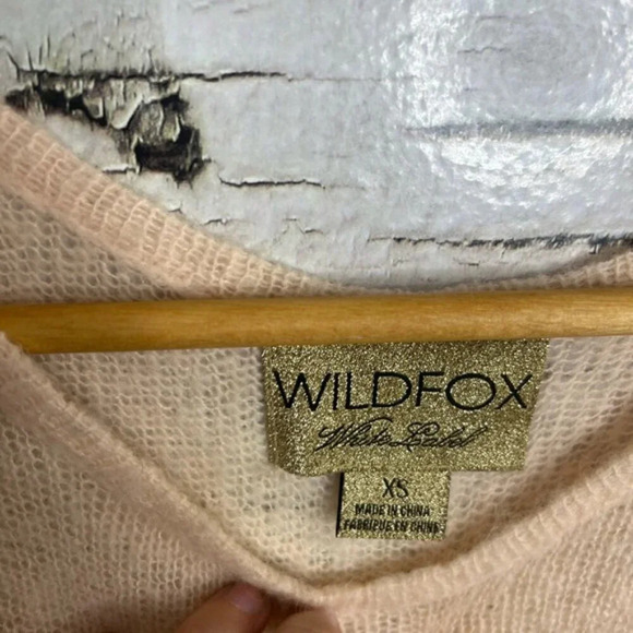 Wildfox White Label Pink  Sweater size xs - Picture 5 of 7